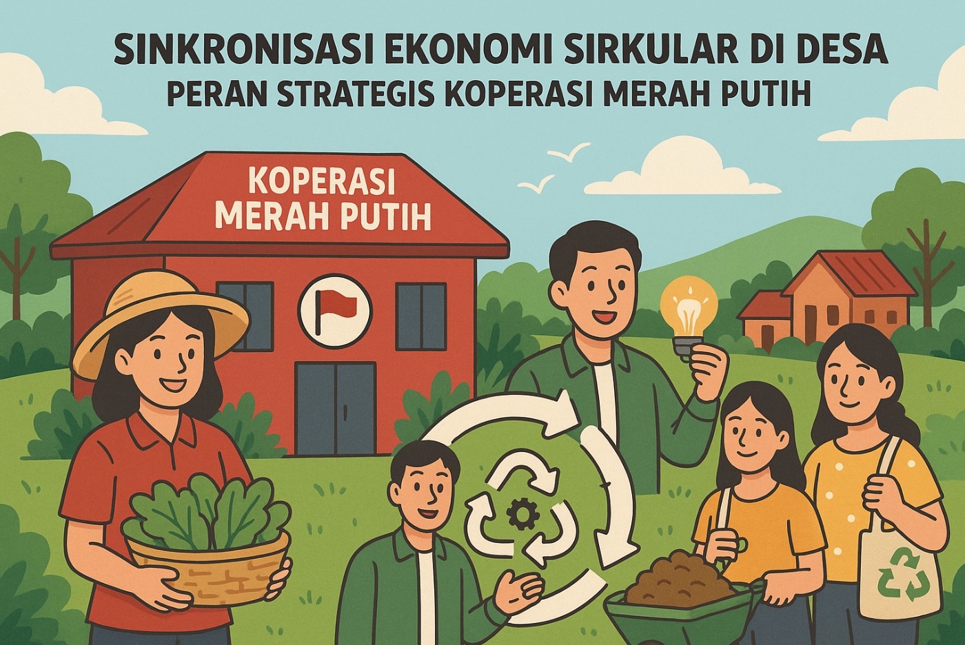 Sinkronisasi Ekonomi Sirkular di Desa: Peran Strategis Koperasi Merah Putih